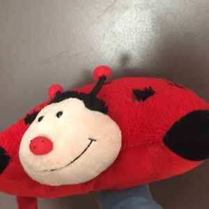 Ladybug pillow! Cute for kids or even you! Very comfortable and cute!